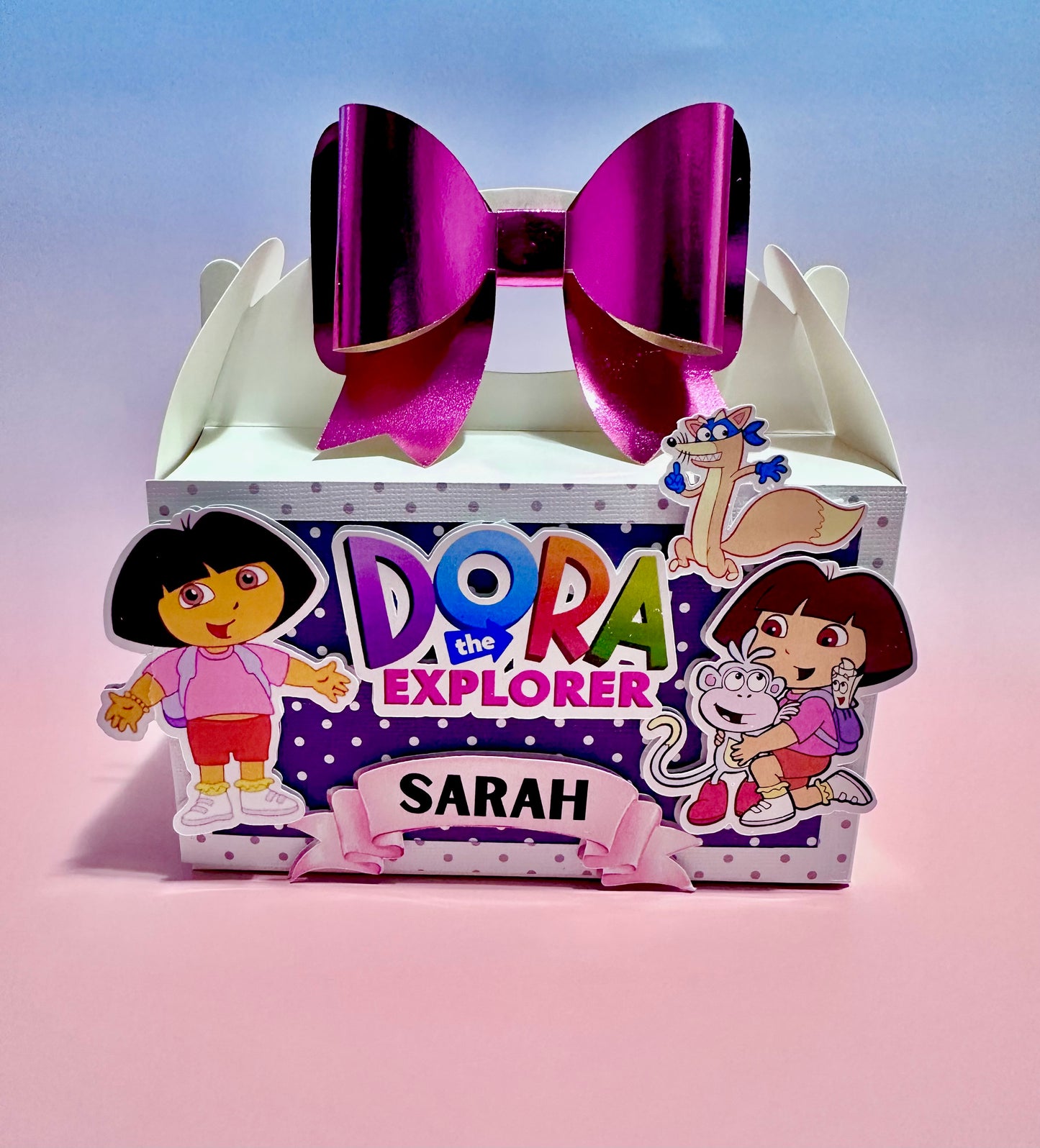 DORA EXPLORER GABLE / CUPCAKE TOPPERS/CAKE TOPPER