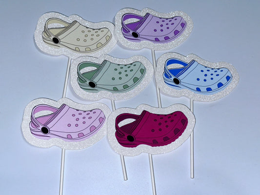 Crocs Cupcake Toppers